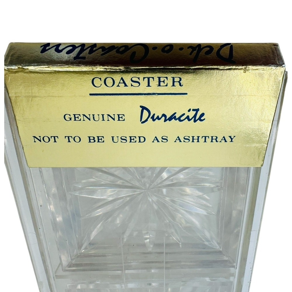 MCM Starburst Acrylic Coasters by Dek-O-Coasters Set Of 8 In Case Starburst VTG‎ - Picture 4 of 8